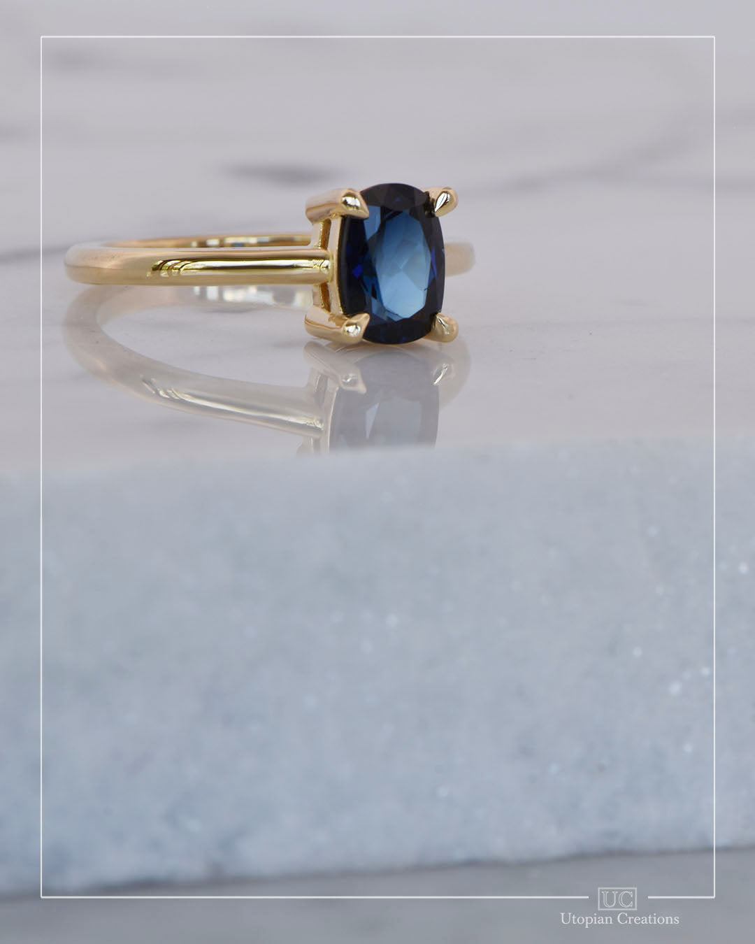 Iris — 1.6ct Australian Sapphire - 18k Yellow Gold
