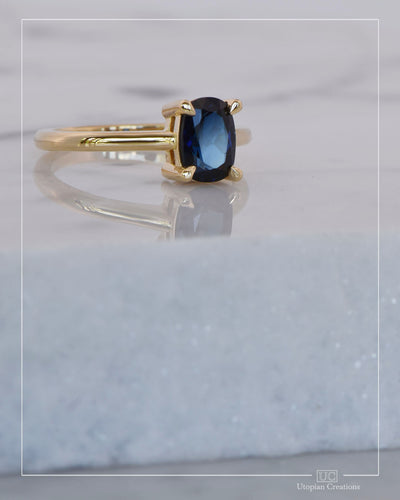 Iris — 1.6ct Australian Sapphire - 18k Yellow Gold