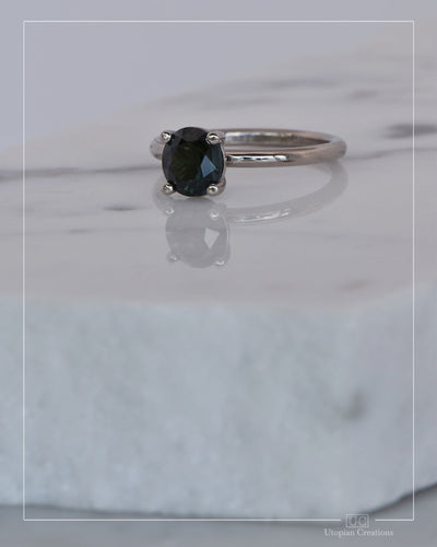 Jade — 1.65ct Australian Sapphire - 18k White Gold