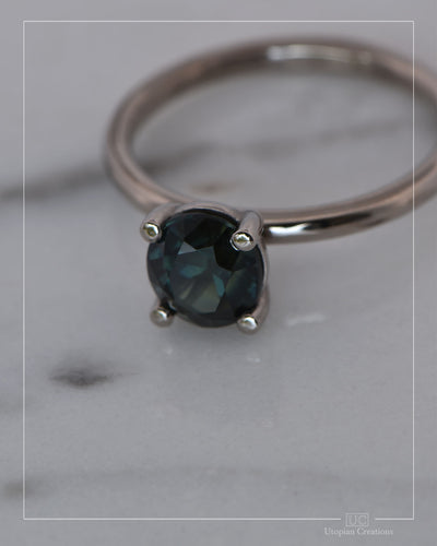 Jade — 1.65ct Australian Sapphire - 18k White Gold