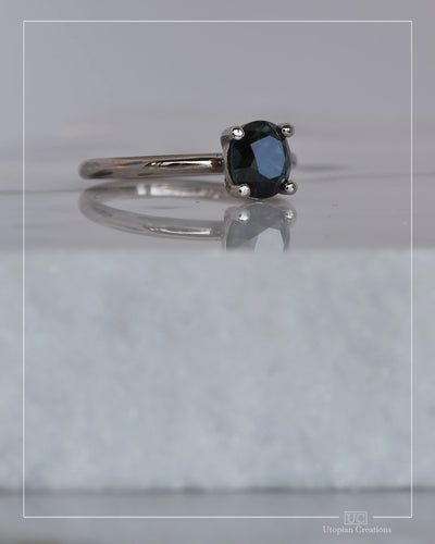 Jade — 1.65ct Australian Sapphire - 18k White Gold