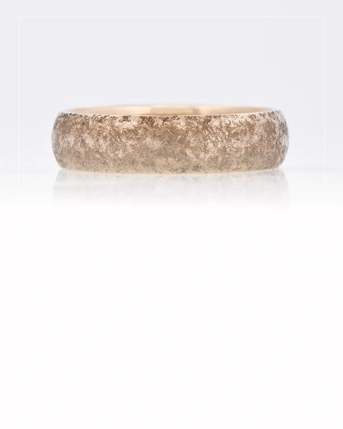 6mm court band, rock finish
