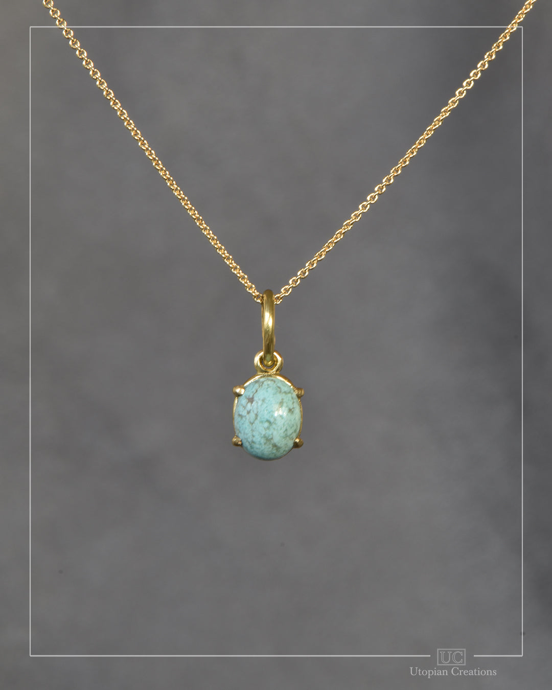 Juno small pendant featuring Australian Turquoise