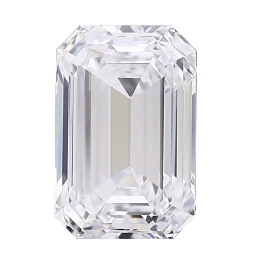 1.23ct E colour Lab Diamond - Emerald cut