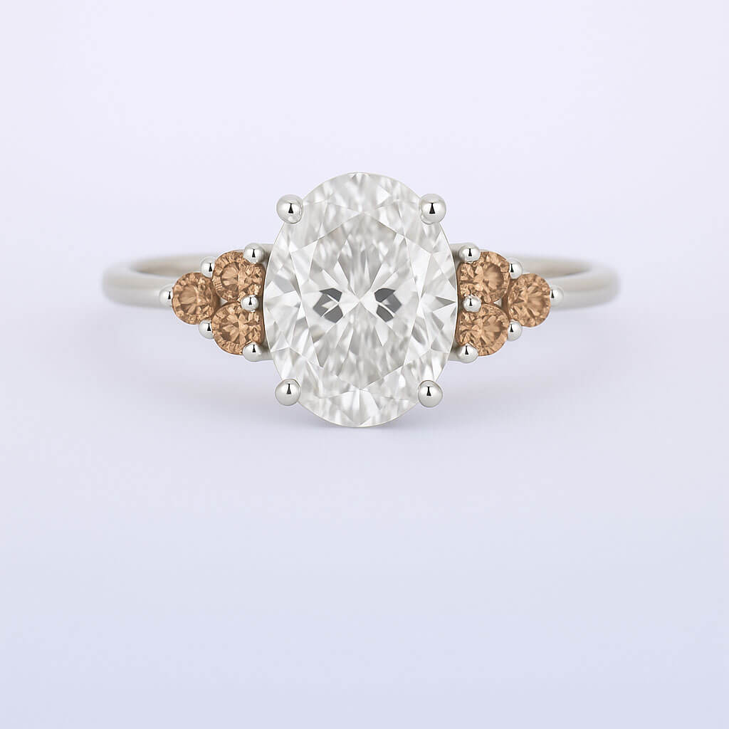 Juniper - Ring Only, Choose The Main Gemstone Separately