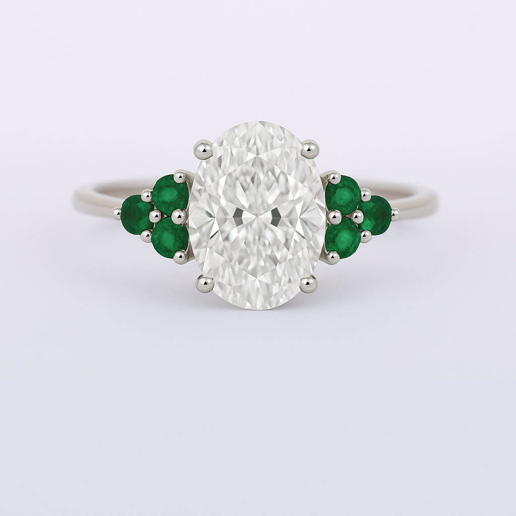 Juniper - Ring Only, Choose The Main Gemstone Separately