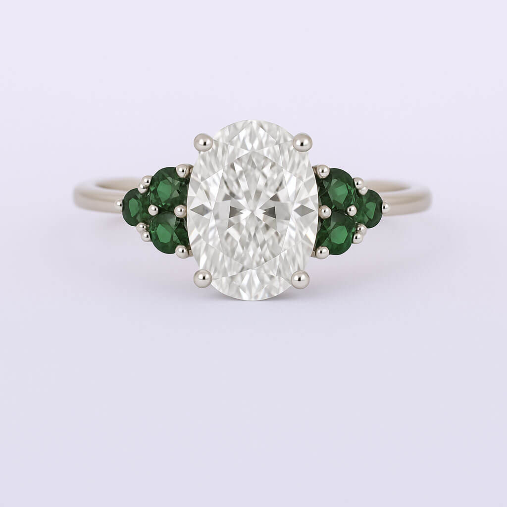 Juniper - Ring Only, Choose The Main Gemstone Separately