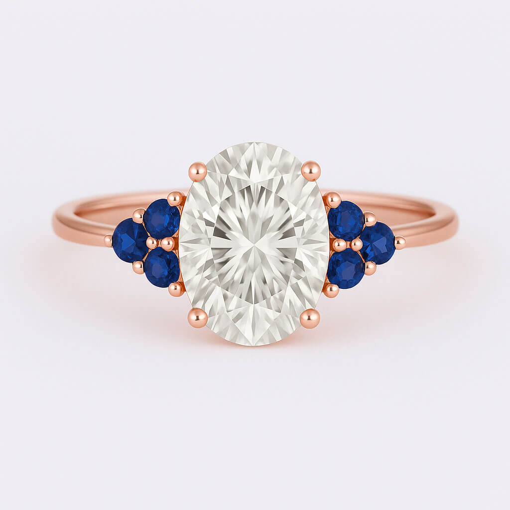 Juniper - Ring Only, Choose The Main Gemstone Separately