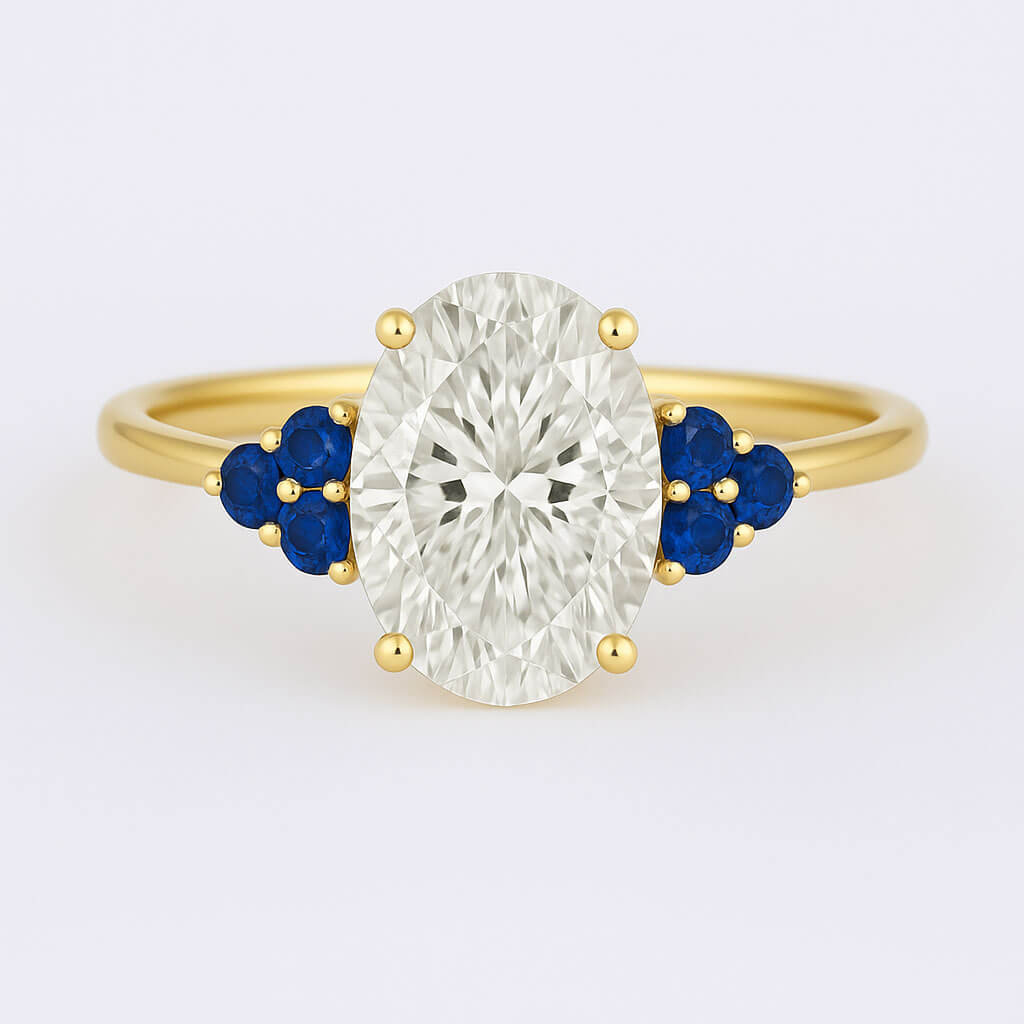 Juniper - Ring Only, Choose The Main Gemstone Separately