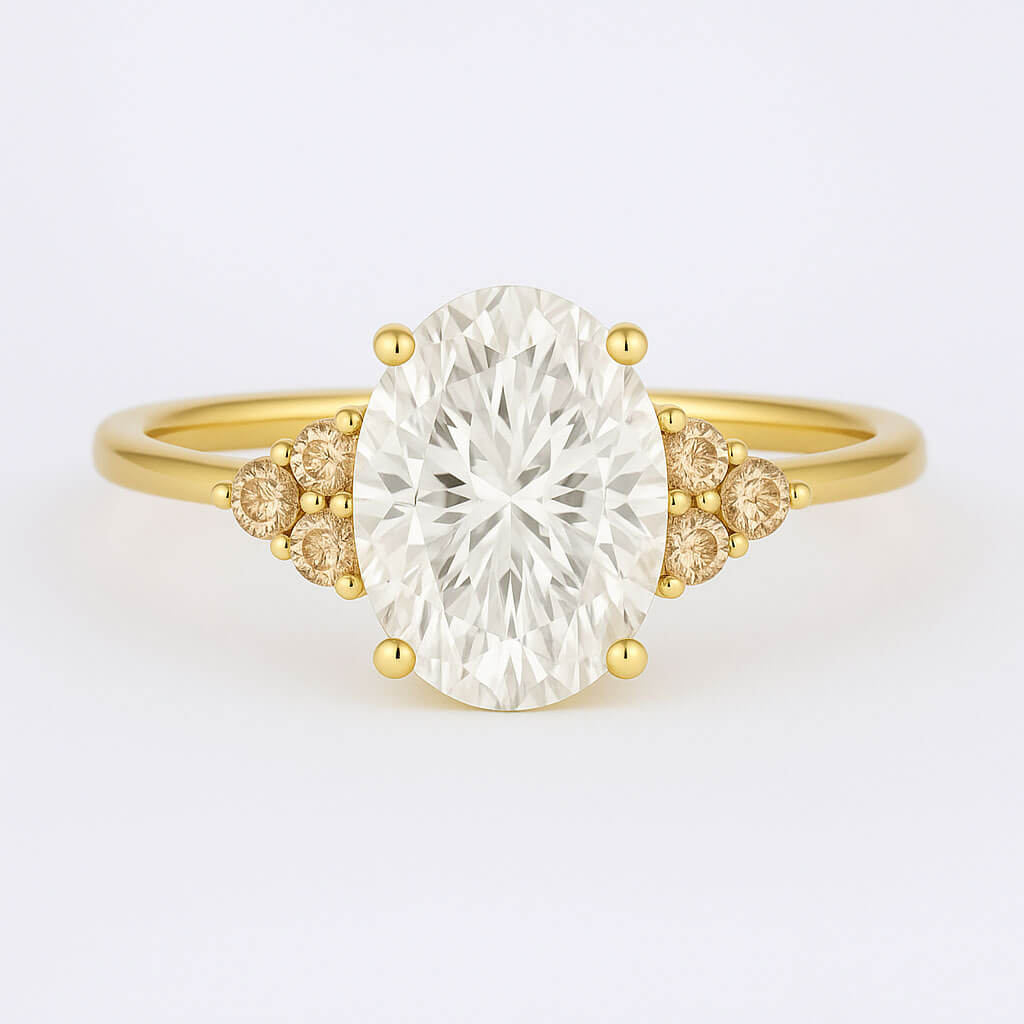 Juniper - Ring Only, Choose The Main Gemstone Separately