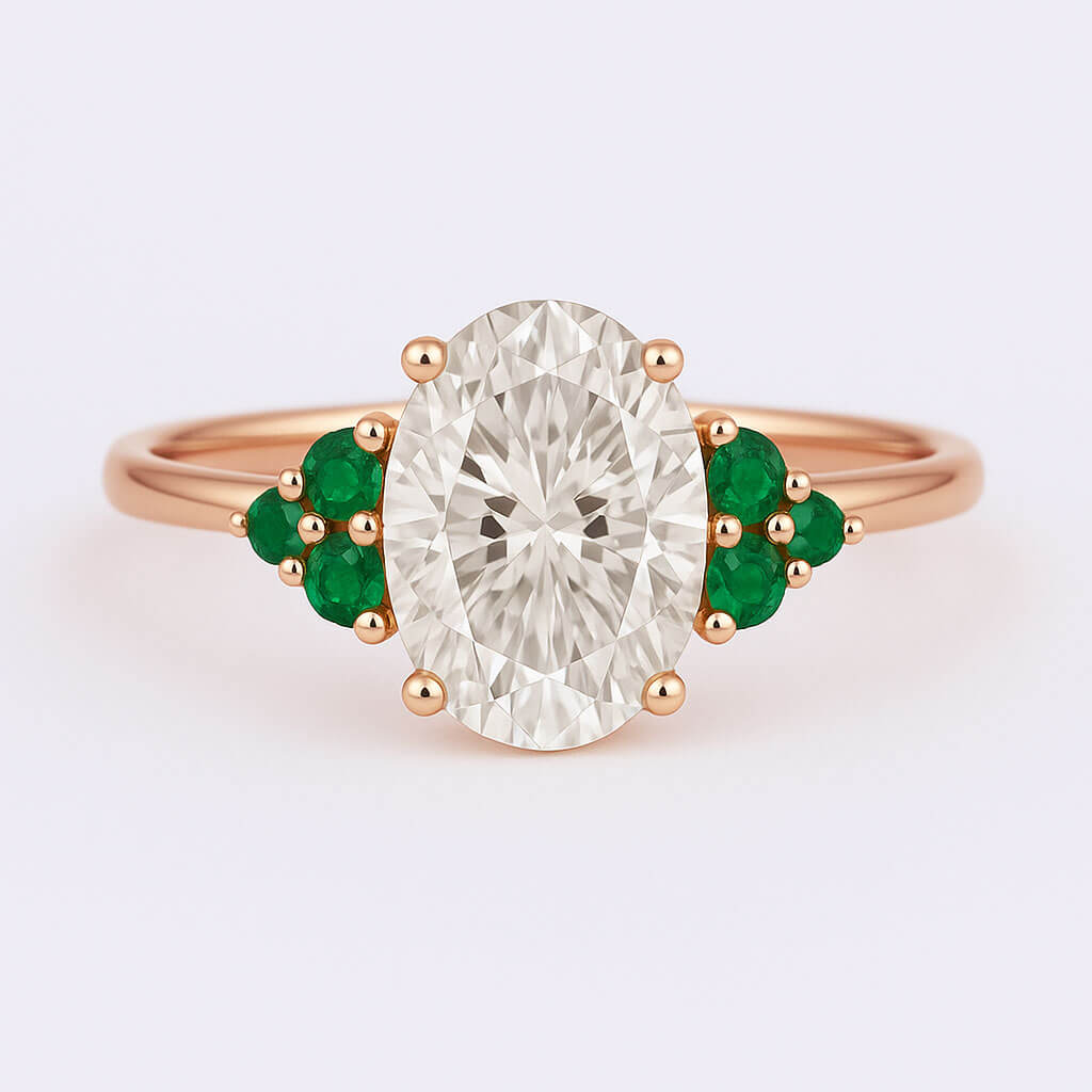 Juniper - Ring Only, Choose The Main Gemstone Separately