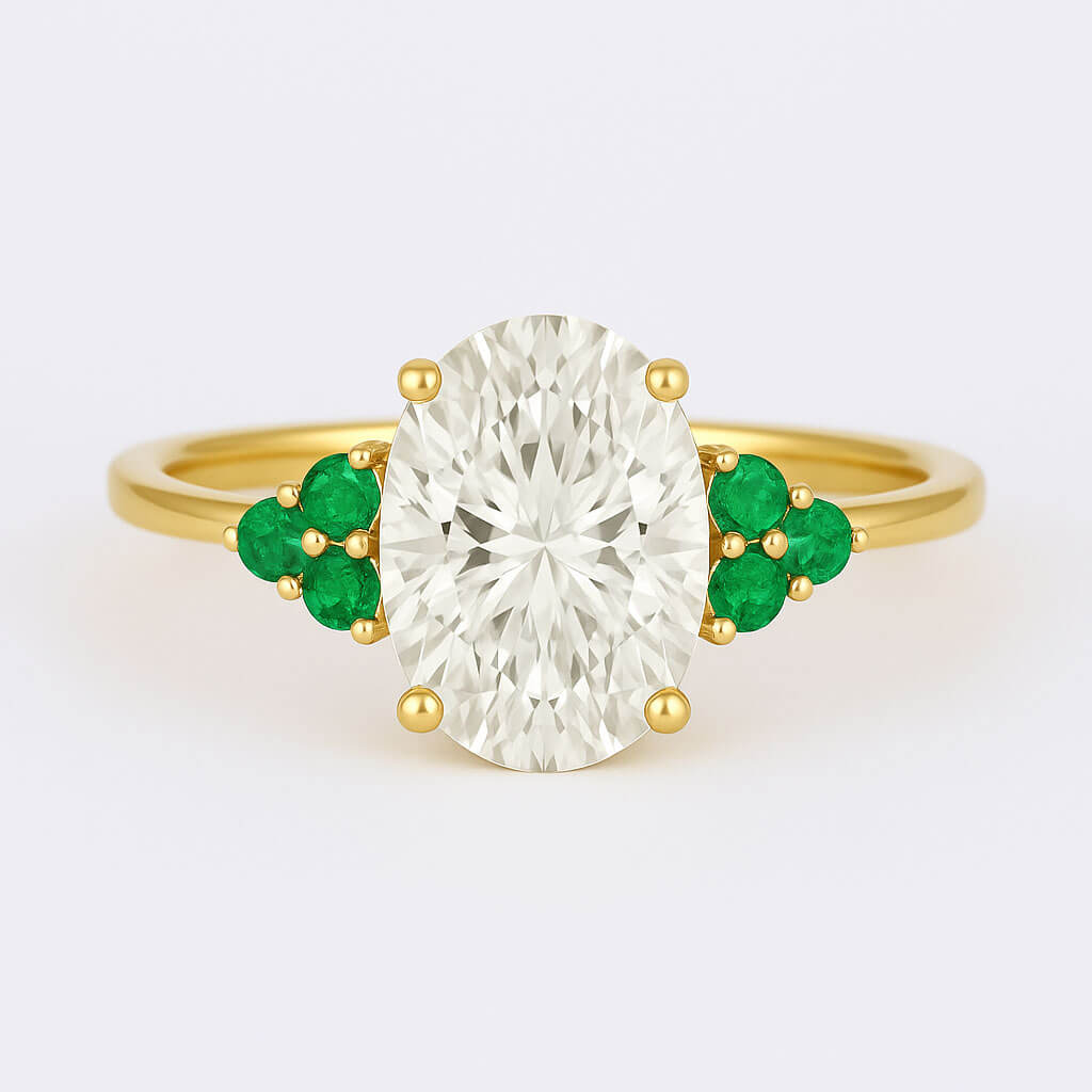 Juniper - Ring Only, Choose The Main Gemstone Separately