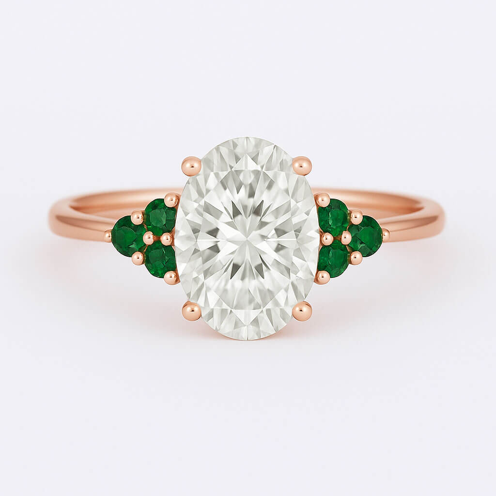 Juniper - Ring Only, Choose The Main Gemstone Separately