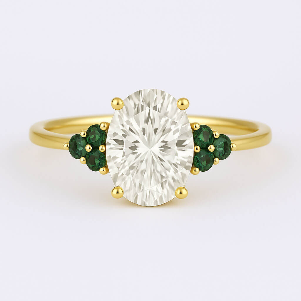 Juniper - Ring Only, Choose The Main Gemstone Separately