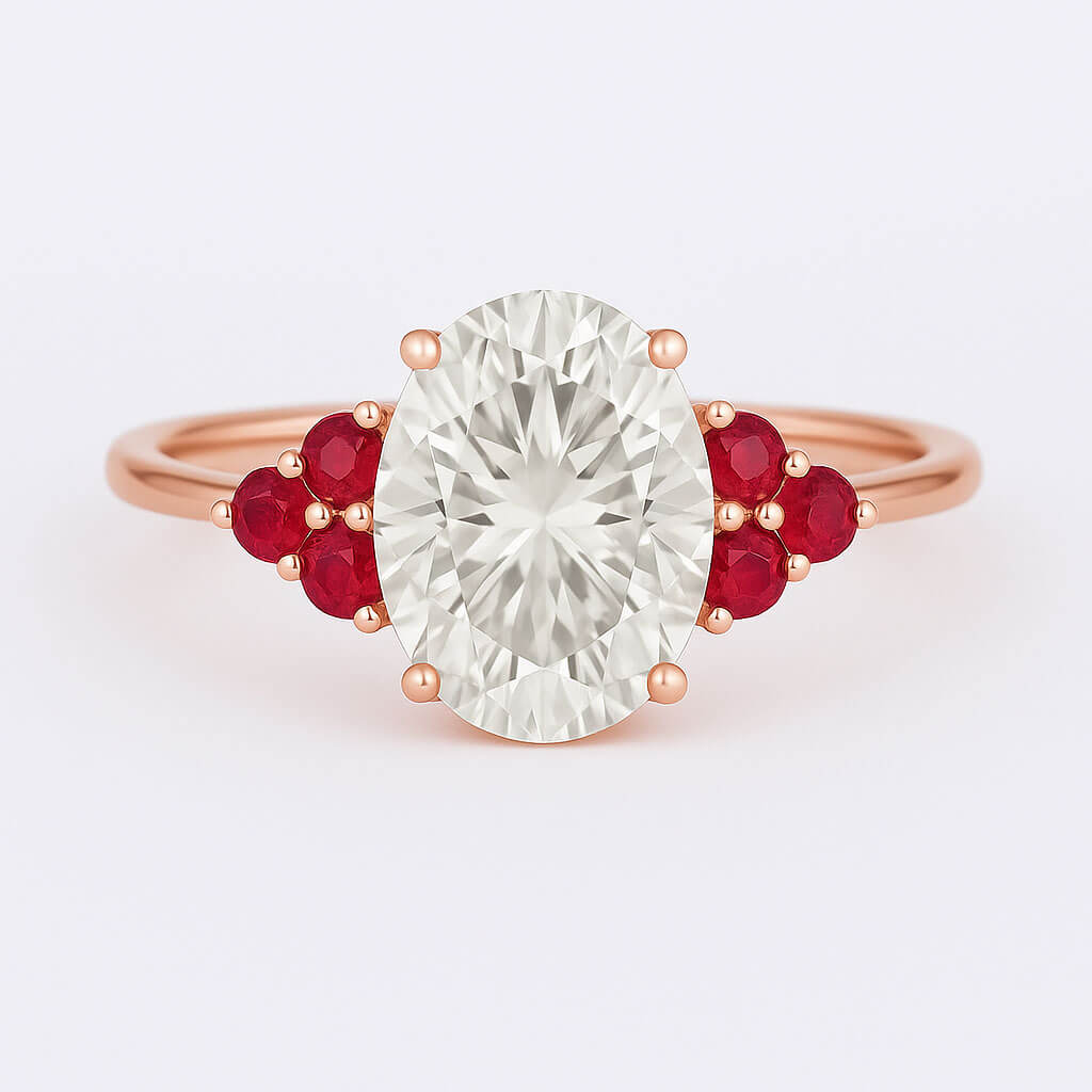 Juniper - Ring Only, Choose The Main Gemstone Separately