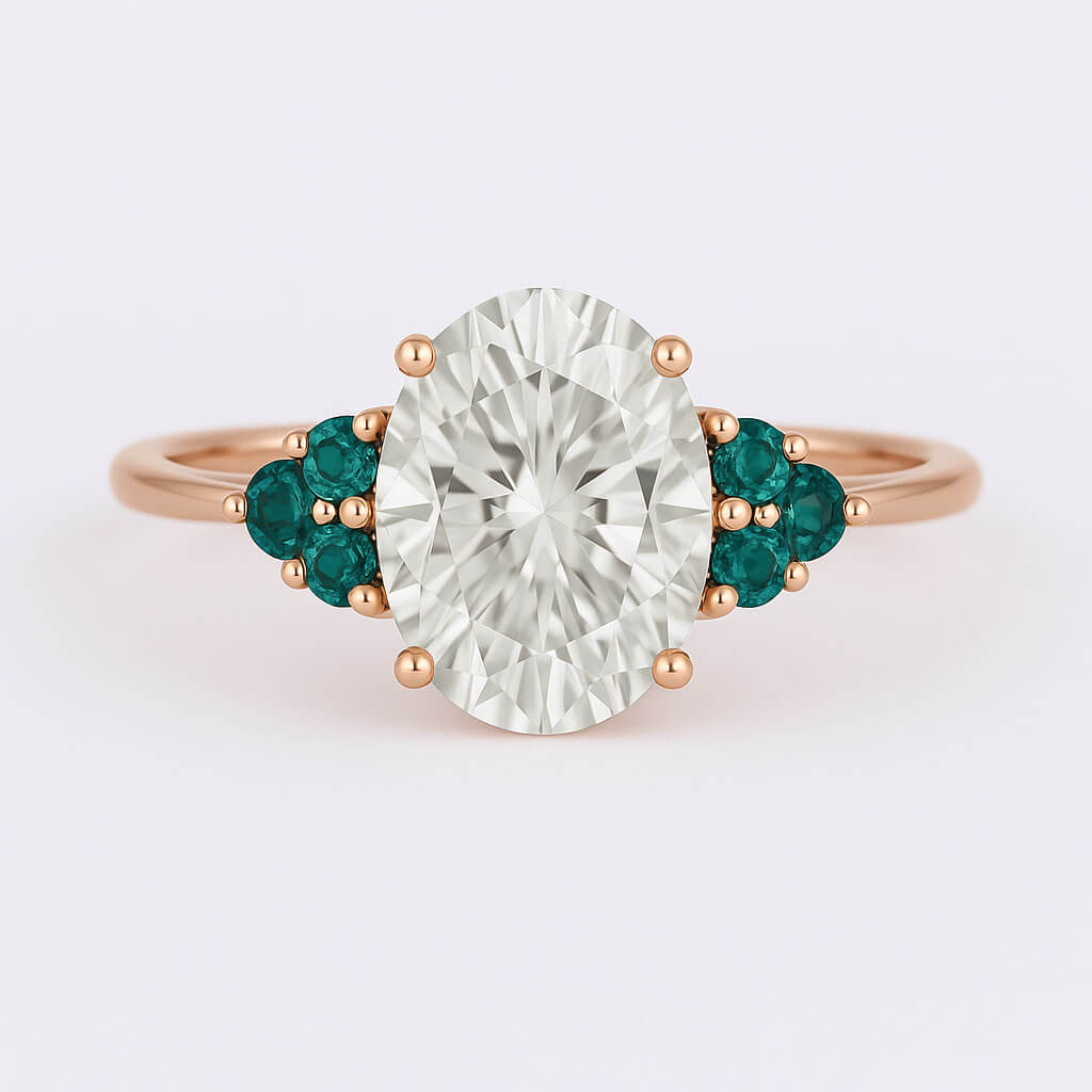 Juniper - Ring Only, Choose The Main Gemstone Separately