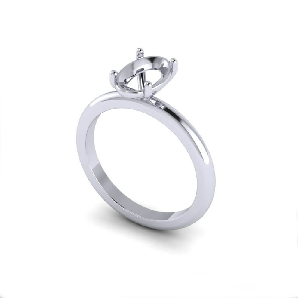 Boronia - Ring Only, Choose The Main Gemstone Separately