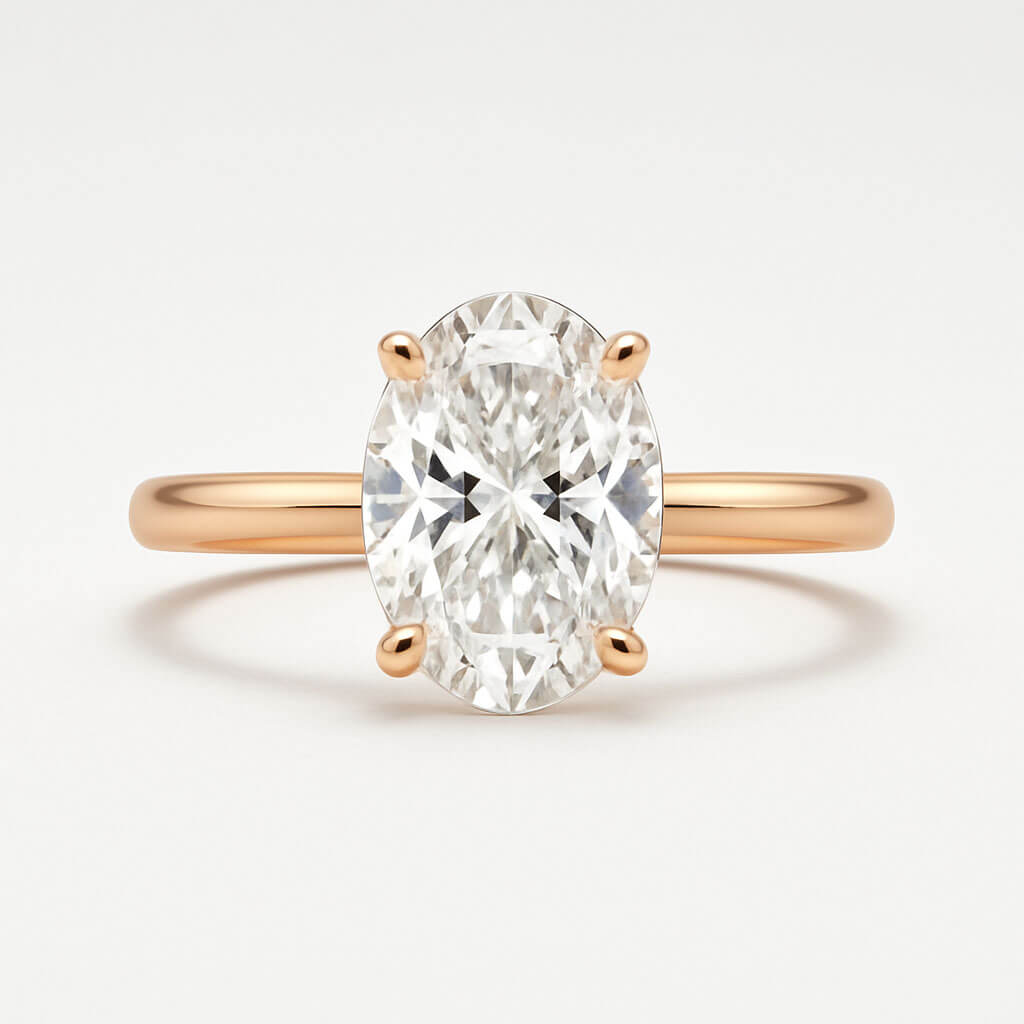 Boronia - Ring Only, Choose The Main Gemstone Separately