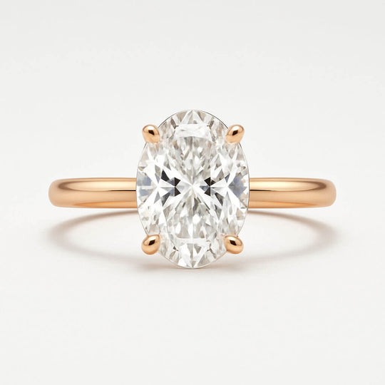 Boronia - Ring Only, Choose The Main Gemstone Separately