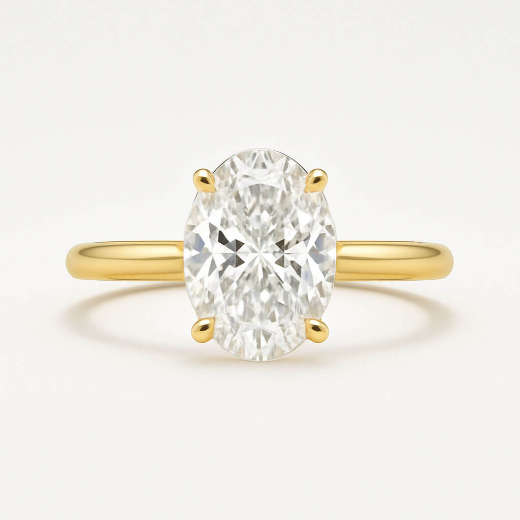 Boronia - Ring Only, Choose The Main Gemstone Separately