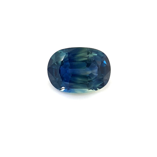 1.10ct Australian Sapphire, Parti, Blue, Teal - Oval