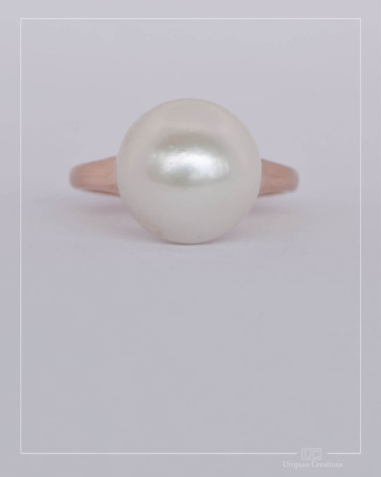 Klaia - Australian South Sea Pearl and Australian Rose Gold Ring