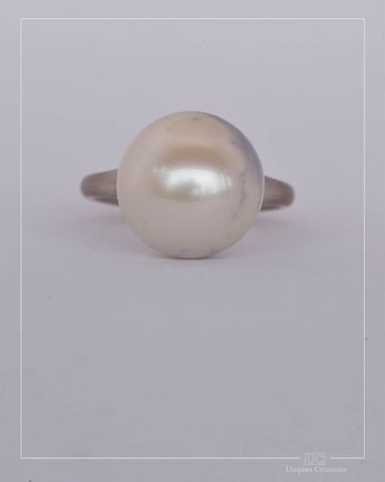 Klaia - Australian South Sea Pearl and Australian White Gold Ring