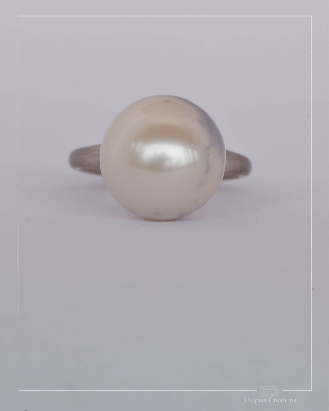 Klaia - Australian South Sea Pearl and Australian White Gold Ring