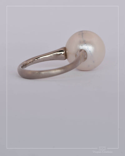 Klaia - Australian South Sea Pearl and Australian White Gold Ring