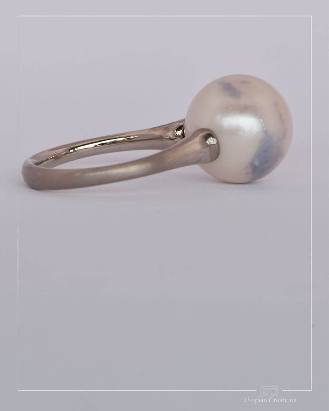 Klaia - Australian South Sea Pearl and Australian White Gold Ring