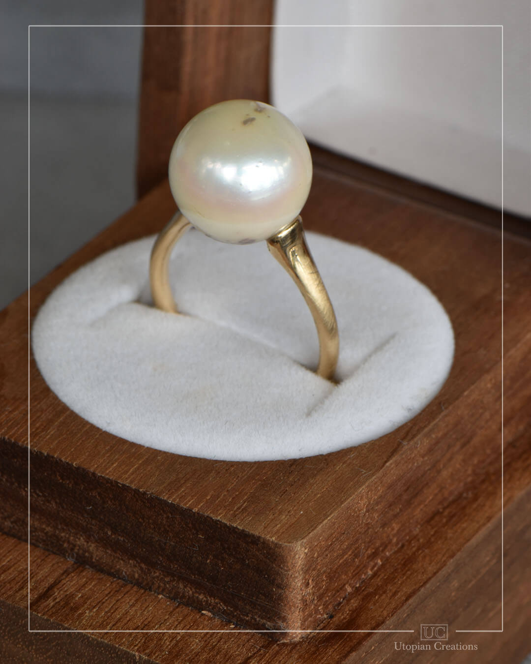 Klaia - Australian South Sea Pearl and Australian Yellow Gold Ring