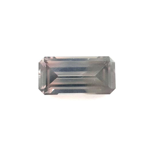 0.80ct Australian Sapphire, Pink and Brown Parti - Emerald Cut