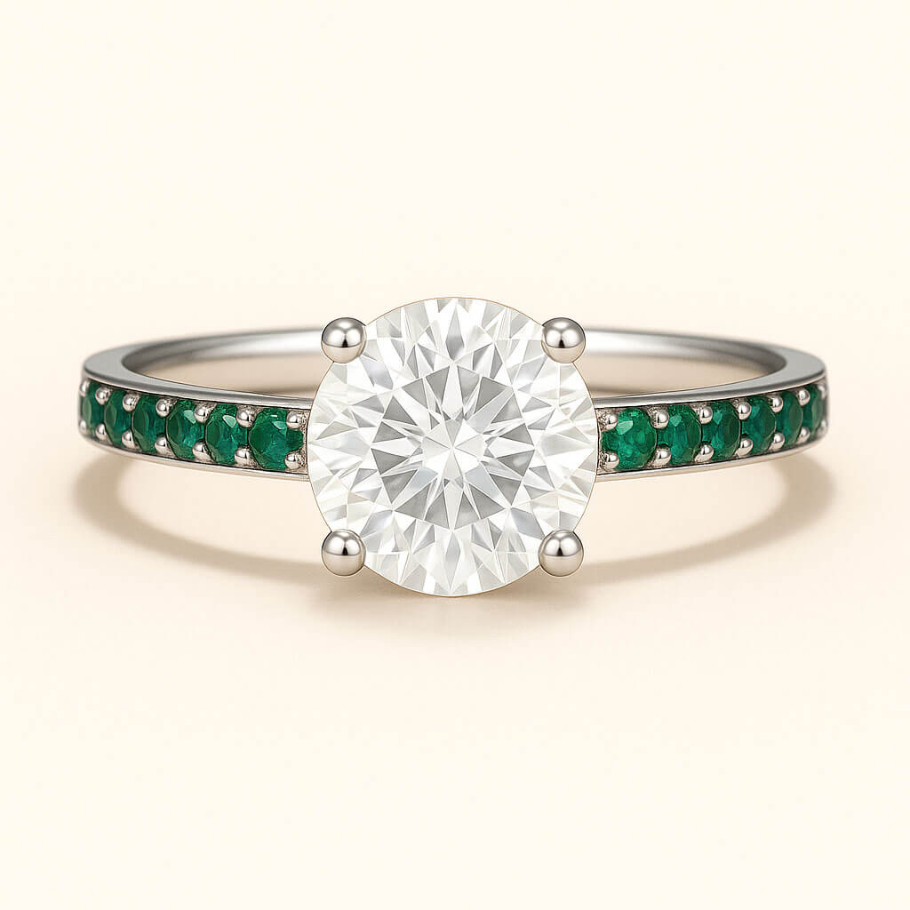 Horizon - Ring Only, Choose The Main Gemstone Separately