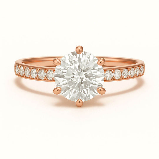 Hibiscus - Ring Only, Choose The Main Gemstone Separately