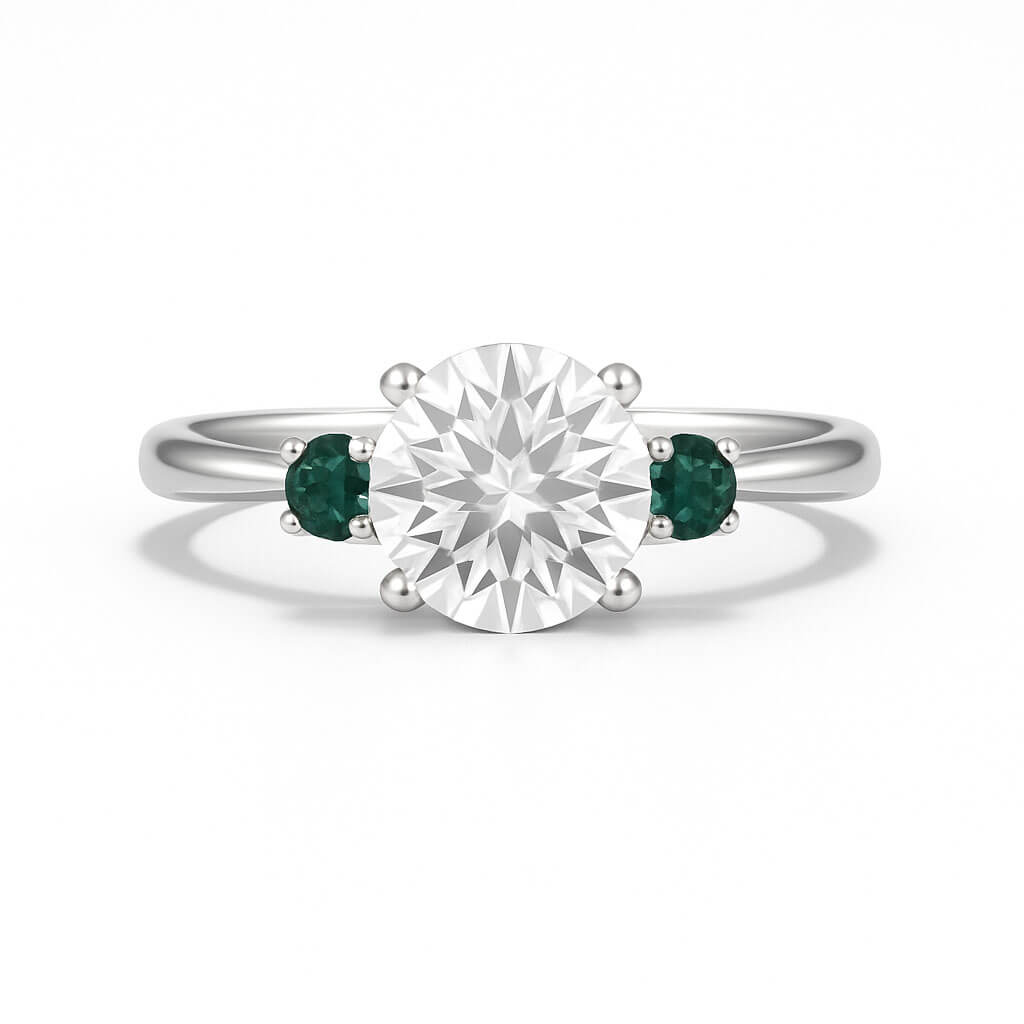Laurel - Ring Only, Choose The Main Gemstone Separately