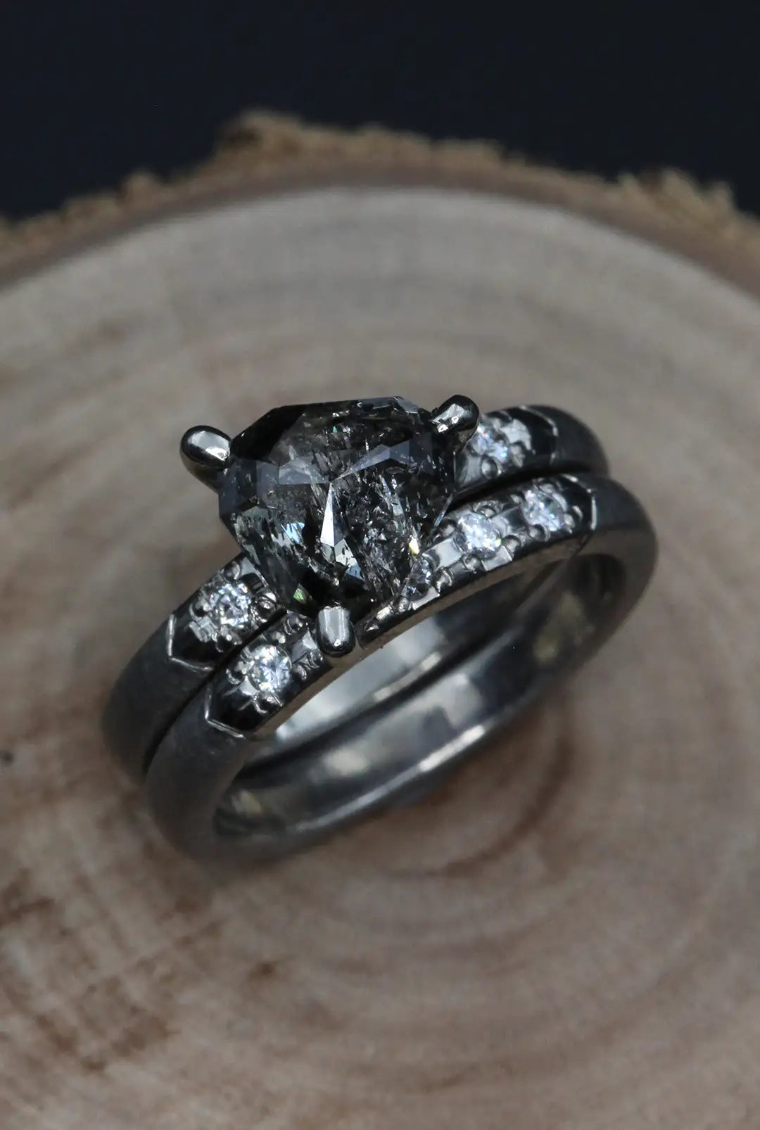 Wedding rings designed to feel right together — and right on their own