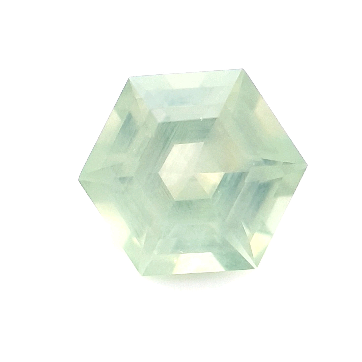 Montana USA Sapphire – 1.96ct Hexagon step Cut, Green
