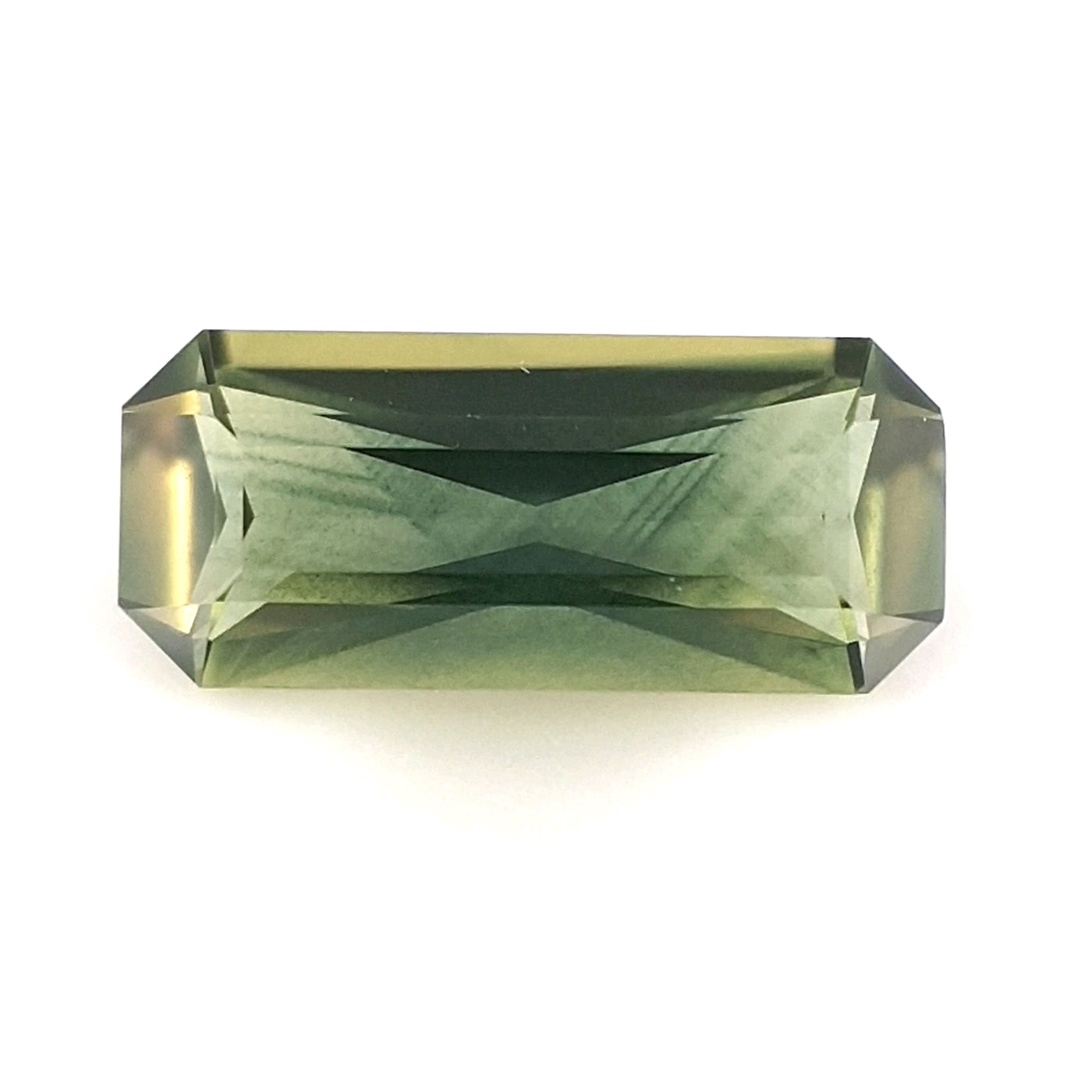 Queensland Sapphire – 1.50ct Emerald Modified Cut, Green