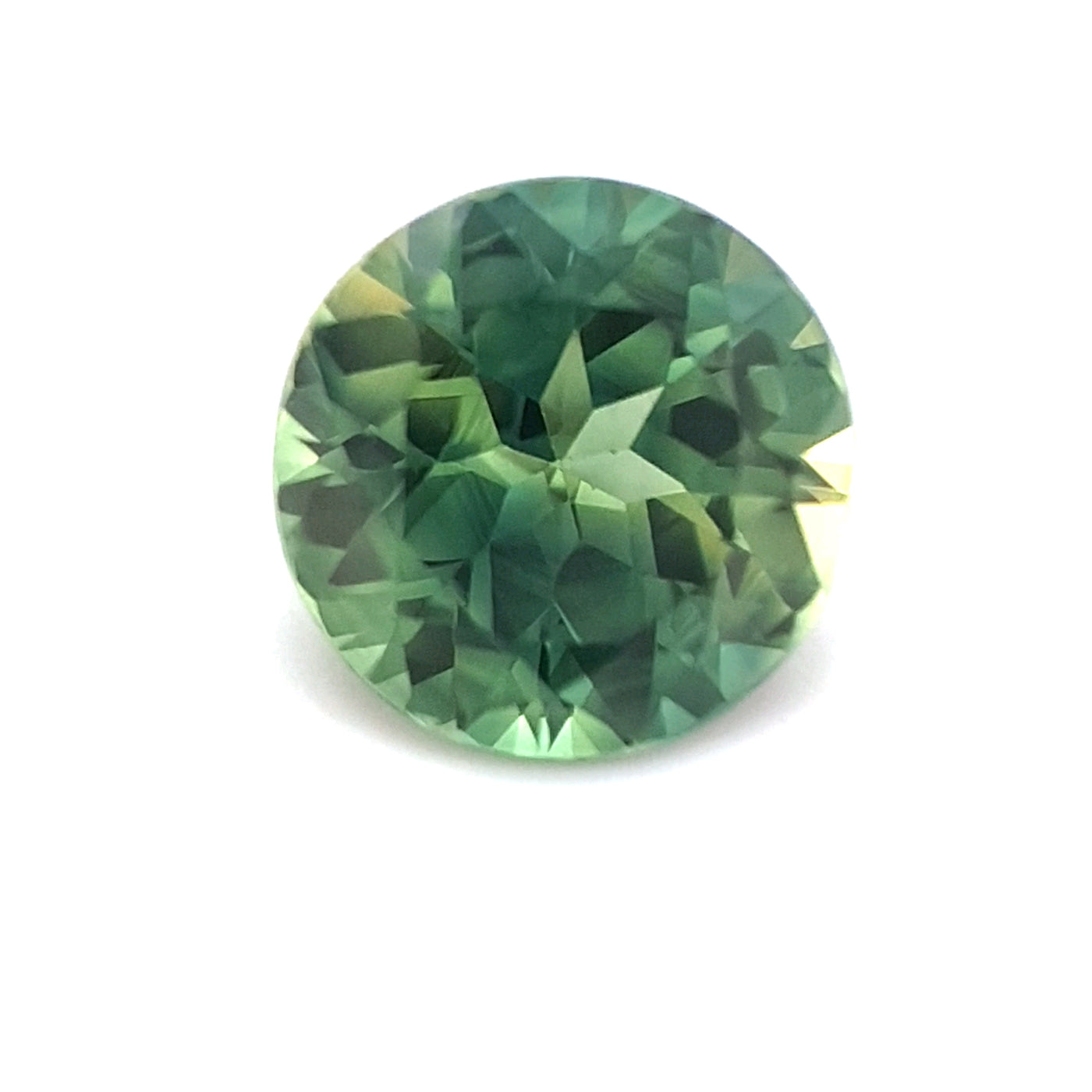 Queensland Sapphire – 1.60ct Round Cut, Teal, Green, Blue