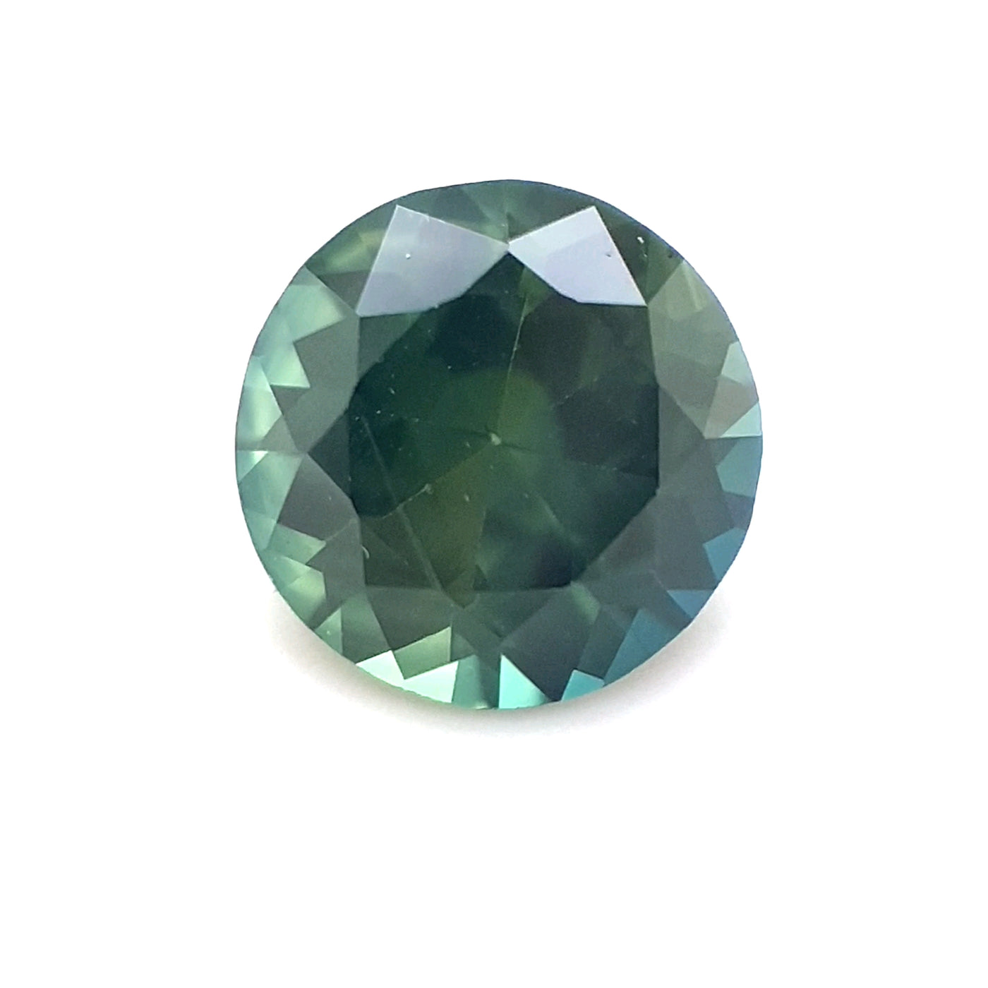 Queensland Sapphire – 2.10ct Round Cut, Teal, Blue, Green