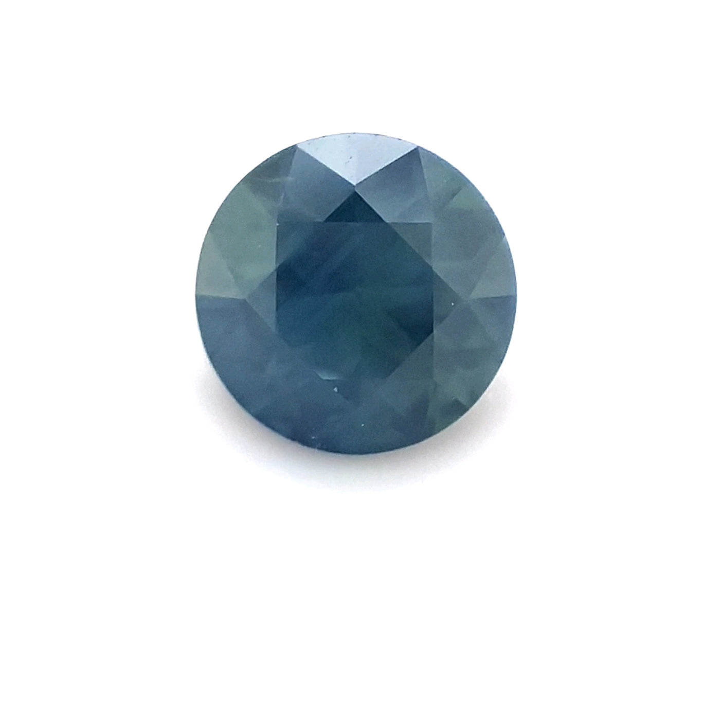 Queensland Sapphire – 1.05ct Round Cut, Teal, Blue