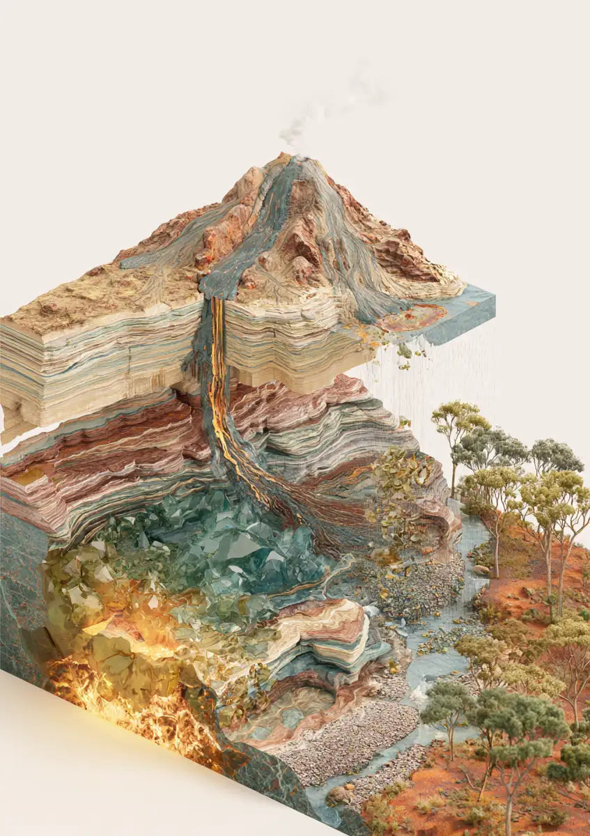 How Australian sapphire forms and reaches the surface