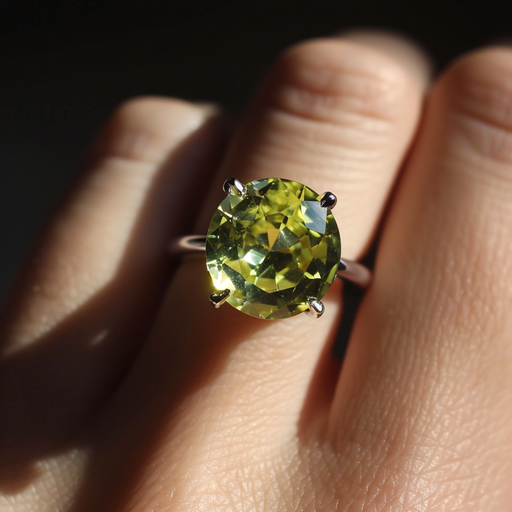 4.15ct Australian Yellow/Parti Sapphire - Round