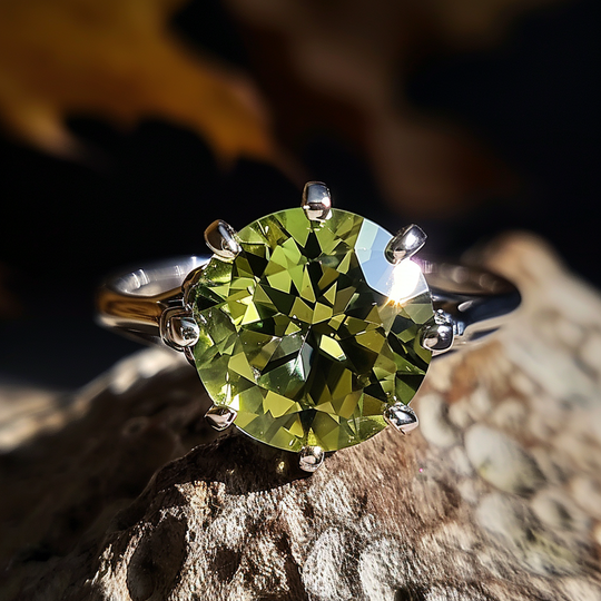4.15ct Australian Yellow/Parti Sapphire - Round