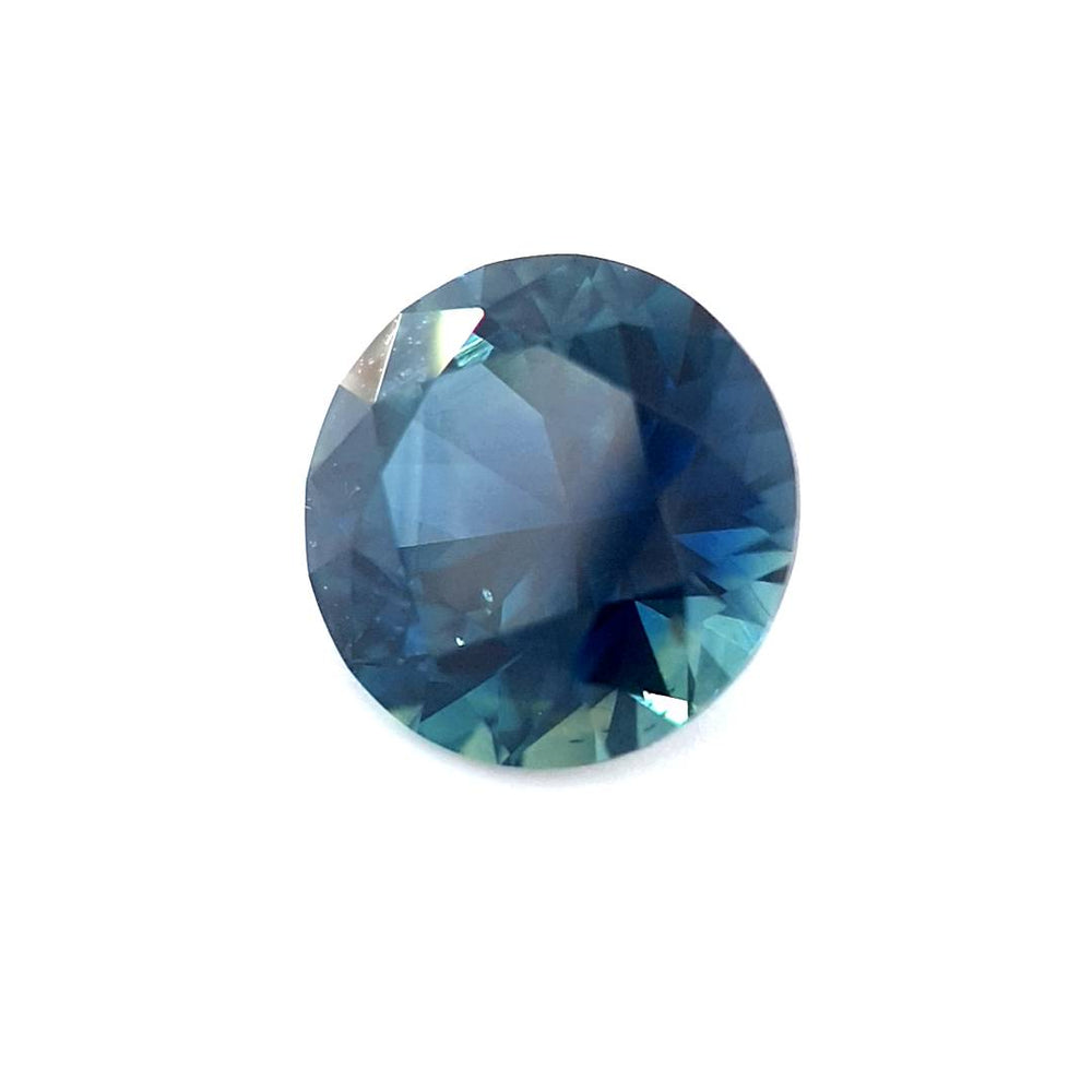 1.19ct Australian Sapphire, Blue, Teal - Round