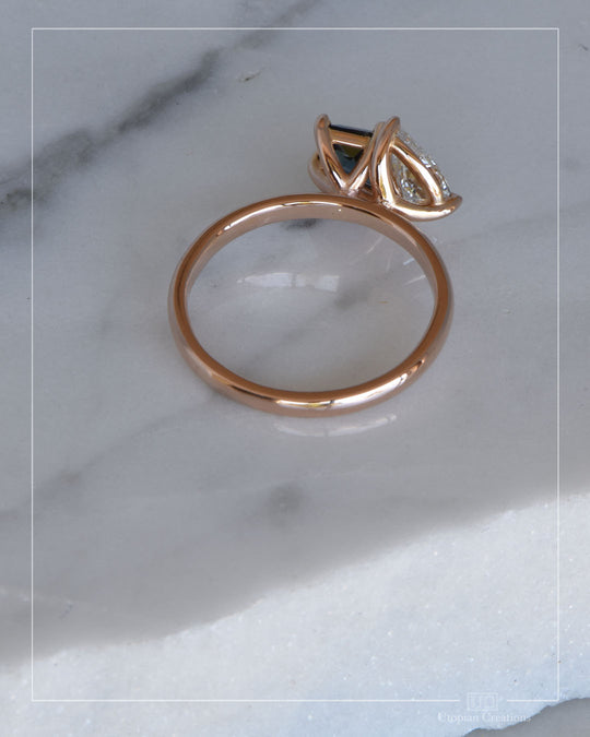Maisie – Toi et Moi Australian Sapphire &amp; Diamond Ring