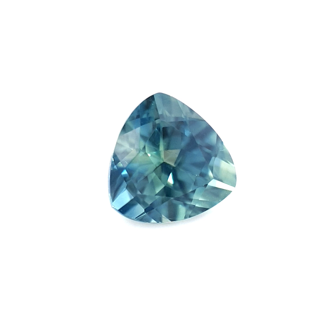 0.81ct Australian Sapphire, Teal, Blue - Trillion