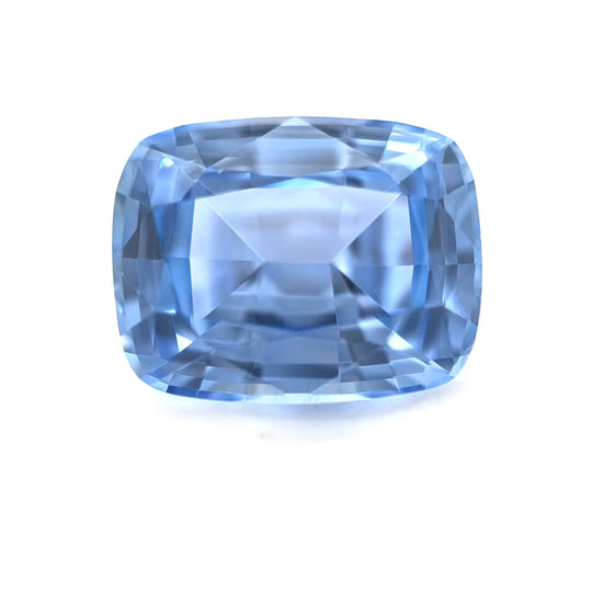 Sri Lankan Sapphire - 2.72ct, Cushion, Light Blue