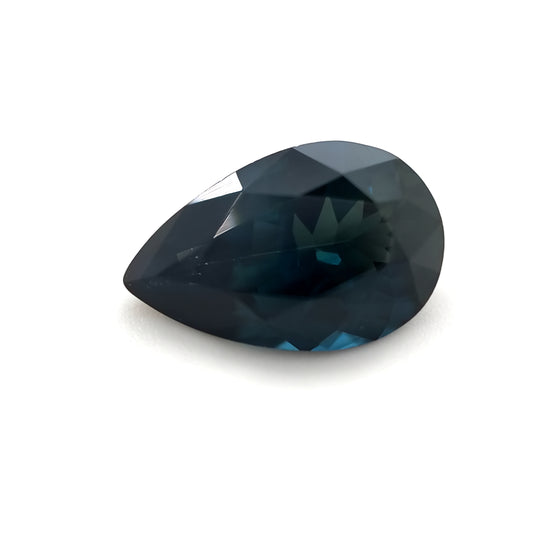Queensland Sapphire, 1.38ct, Pear, Blue