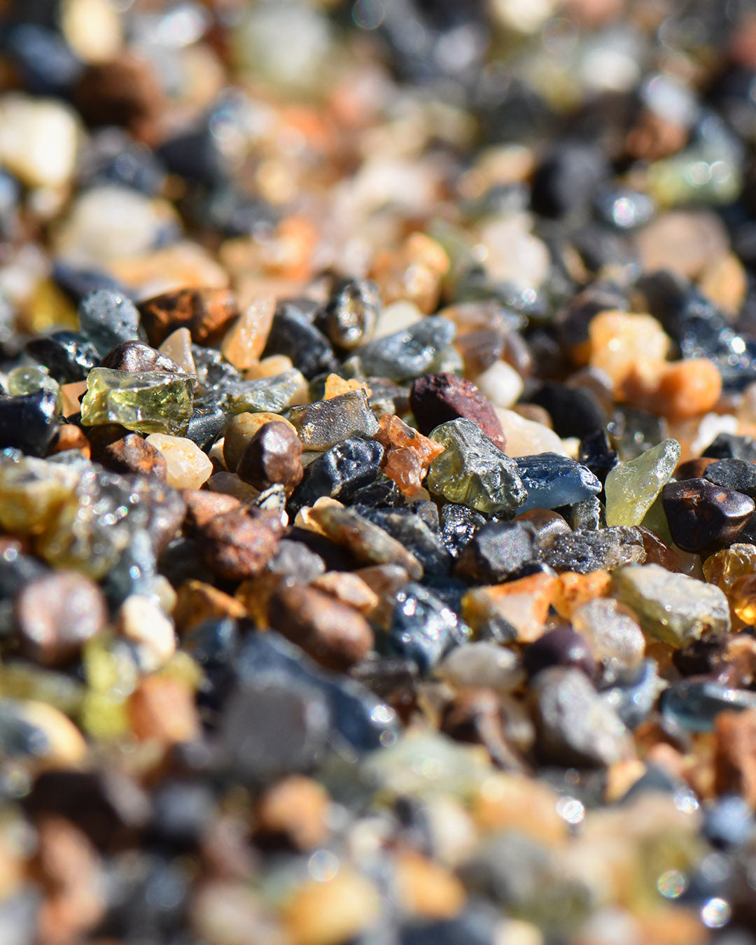 Australian sapphire and basalt country